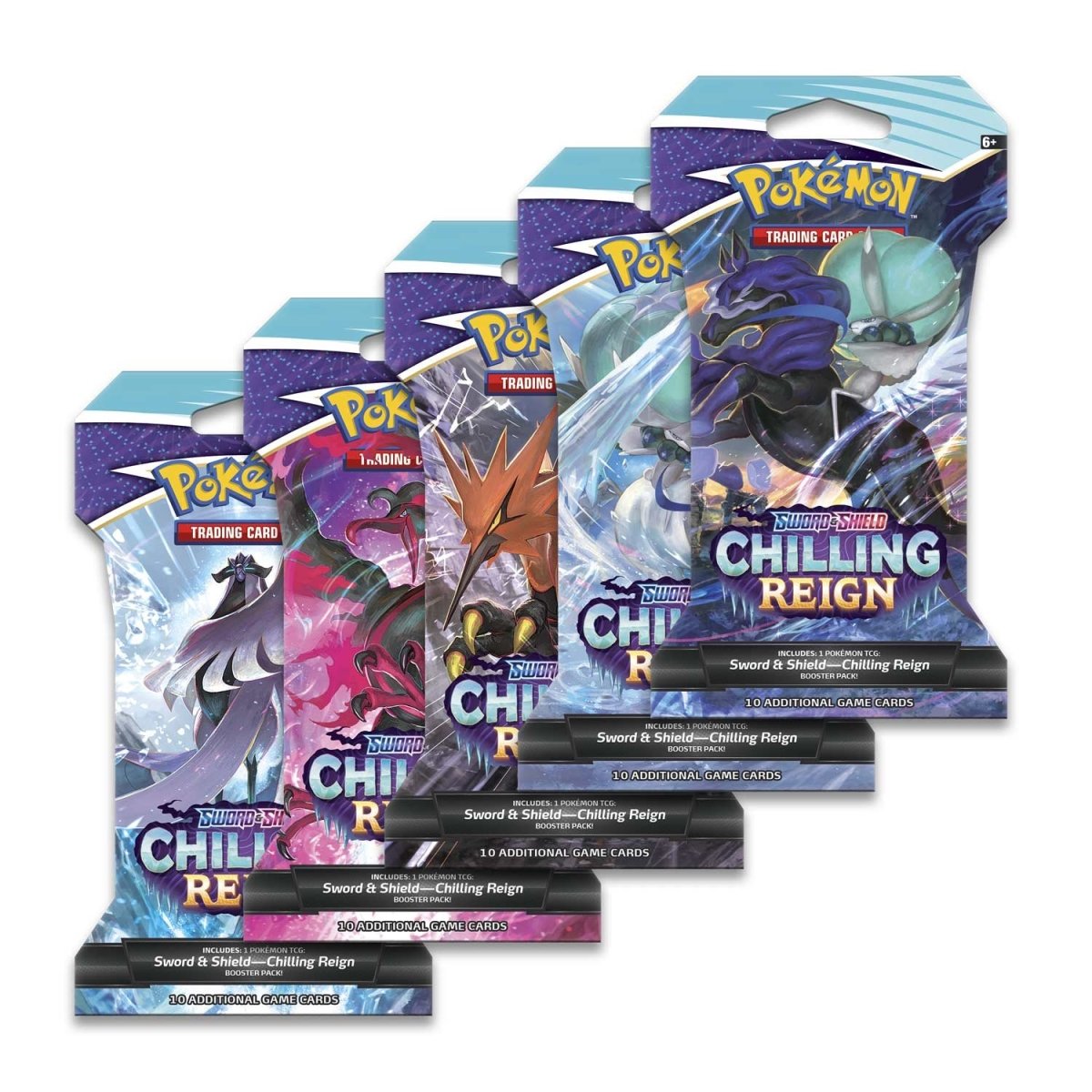 Pokemon Sword & Shield Chilling Reign Sleeved Booster Pack