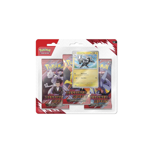 Pokemon Scarlet & Violet - Destined Rivals 3 Booster Pack Blister (Random Artwork)
