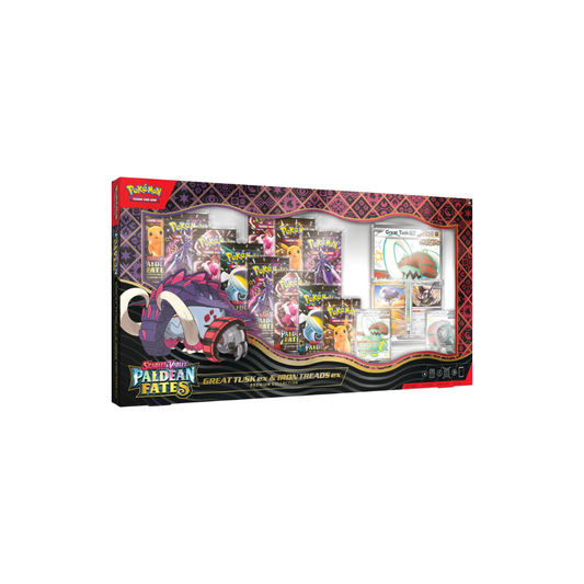 Pokemon Scarlet & Violet - Paldean Fates Great Tusk ex & Iron Treads ex Premium Collection